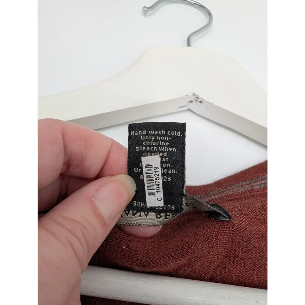 Banana Republic Silk Cotton Cashmere Men's Sweater Medium Luxury Blend Career
